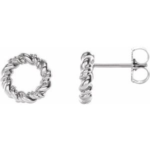 14K White 9.4 mm Circle Rope Earrings-86821:600:P-ST-WBC