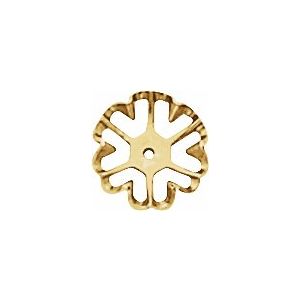 14K Yellow 6.6 mm ID Earring Jackets-1301:9019:P-ST-WBC