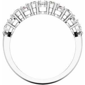 14K White 1 CTW Diamond Anniversary Band-653561:601:P-ST-WBC