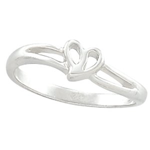 Platinum Heart Ring-5624:226735:P-ST-WBC