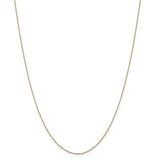 14k .5mm Carded Box Chain-WBC-5BY-20