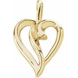 10K Yellow Heart Pendant-80737:73217:P-ST-WBC