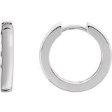 14K White 18 mm Hinged Hoop Earrings-20172:136039:P-ST-WBC