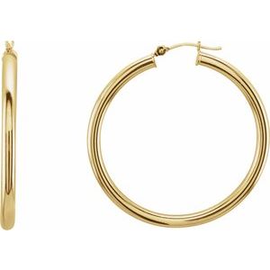 14K Yellow 40 mm Tube Hoop Earrings-20826:163877:P-ST-WBC