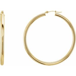 14K Yellow 48 mm Tube Hoop Earrings-20826:163878:P-ST-WBC