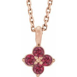 14K Rose Youth Ruby 16-18" Necklace-86694:726:P-ST-WBC