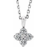 Platinum Youth White Sapphire 16-18" Necklace-86694:715:P-ST-WBC