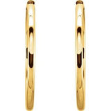 14K Yellow 29 mm Hinged Hoop Earrings-22071:10029:P-ST-WBC