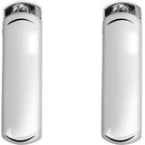 Sterling Silver 16 mm Hinged Earrings-20176:10016:P-ST-WBC