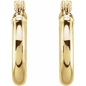 14K Yellow 13 mm Tube Hoop Earrings-20270:163840:P-ST-WBC