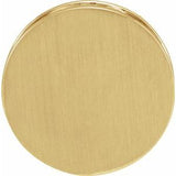 14K Yellow 17 mm Engravable Scroll Disc Slide Pendant-86634:102:P-ST-WBC
