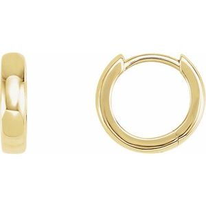 14K Yellow 11.5 mm Hinged Hoop Earrings-20007:27504200:P-ST-WBC