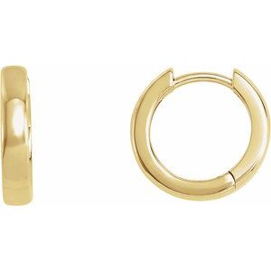 14K Yellow 14 mm Hinged Hoop Earrings-20007:27504500:P-ST-WBC