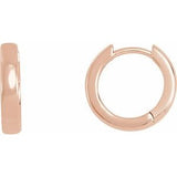 14K Rose 14 mm For Hinged Earring-20007:6000:P-ST-WBC