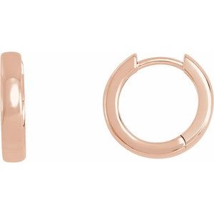 14K Rose 14 mm For Hinged Earring-20007:6000:P-ST-WBC