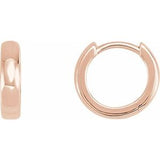 14K Rose 11.5 mm For Hinged Earring-20007:6001:P-ST-WBC