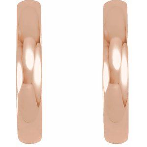 14K Rose 17.5 mm For Hinged Earring-20007:6002:P-ST-WBC