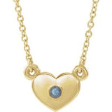 14K Yellow Chatham¬Æ Created Alexandrite Heart 16" Necklace                  -86335:60025:P-ST-WBC