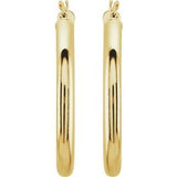 14K Yellow 30 mm Tube Hoop Earrings-20826:163875:P-ST-WBC