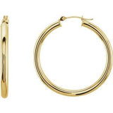 14K Yellow 35 mm Tube Hoop Earrings-20826:163876:P-ST-WBC