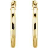 14K Yellow 20 mm Tube Hoop Earrings-20270:163842:P-ST-WBC