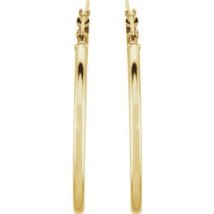 14K Yellow 34 mm Tube Hoop Earrings-20270:163845:P-ST-WBC