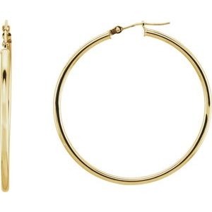 14K Yellow 40 mm Tube Hoop Earrings-20270:163846:P-ST-WBC