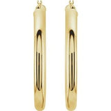 14K Yellow 40 mm Tube Hoop Earrings-20827:162646:P-ST-WBC