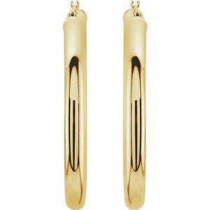 14K Yellow 40 mm Tube Hoop Earrings-20827:162646:P-ST-WBC