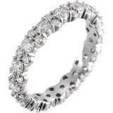 Platinum 1 3/4 CTW Diamond Eternity Band Size 6 -122360:615:P-ST-WBC