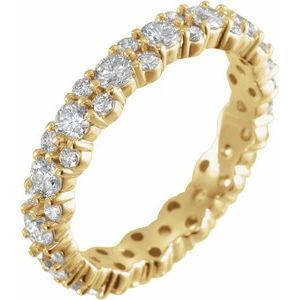 14K Yellow 1 3/4 CTW Diamond Eternity Band Size 6.5 -122360:612:P-ST-WBC