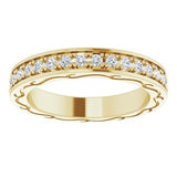 14K Yellow 1/2 CTW Diamond Round Eternity Band Size 5-122141:60055:P-ST-WBC