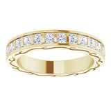 14K Yellow 3/4 CTW Diamond Square Eternity Band Size 5-122141:60001:P-ST-WBC