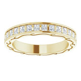 14K Yellow 1 CTW Diamond Square Eternity Band Size 5-122141:60010:P-ST-WBC