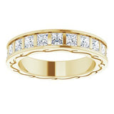 14K Yellow 2 1/6 CTW Diamond Square Eternity Band Size 5-122141:60037:P-ST-WBC