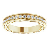 14K Yellow 1/2 CTW Diamond Round Eternity Band Size 6-122141:60058:P-ST-WBC