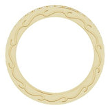 14K Yellow 3/8 CTW Diamond Round Eternity Band Size 7-122141:60049:P-ST-WBC