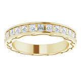 14K Yellow 1 1/2 CTW Diamond Square Eternity Band Size 6-122141:60022:P-ST-WBC