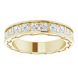 14K Yellow 2 1/4 CTW Diamond Square Eternity Band Size 6-122141:60040:P-ST-WBC