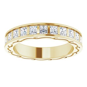 14K Yellow  2 1/3 CTW Diamond Square Band Size 7-122141:60043:P-ST-WBC