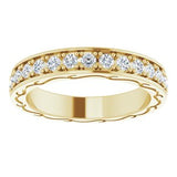 14K Yellow 7/8 CTW Diamond Round Eternity Band Size 7-122141:60070:P-ST-WBC