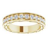 14K Yellow 1 CTW Diamond Round Eternity Band Size 7-122141:60079:P-ST-WBC