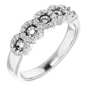 14K White 1 CTW Diamond Anniversary Band-122830:60007:P-ST-WBC