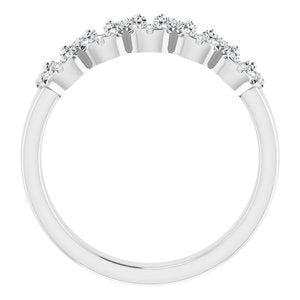 14K White 5/8 CTW Diamond Anniversary Band-122830:60004:P-ST-WBC