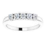 14K White 3/8 CTW Diamond Anniversary Band-122859:60000:P-ST-WBC