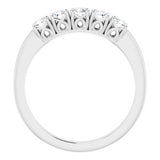 14K White 1/2 CTW Diamond Anniversary Band-122859:60001:P-ST-WBC