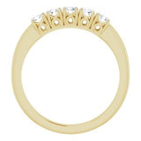 14K Yellow 3/8 CTW Diamond Anniversary Band-122859:60005:P-ST-WBC