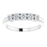 Platinum 1/2 CTW Diamond Anniversary Band-122859:60016:P-ST-WBC