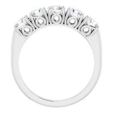 14K White 1 1/6 CTW Diamond Anniversary Band-122859:60004:P-ST-WBC