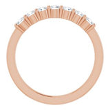 14K Rose 1/3 CTW Diamond Anniversary Band-122844:60015:P-ST-WBC